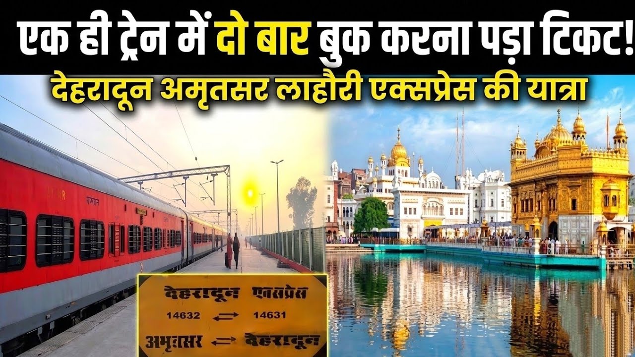 Journey in Lahori Express 14631 | Haridwar to Amritsar Journey in Sleeper Class | Indian Railways 