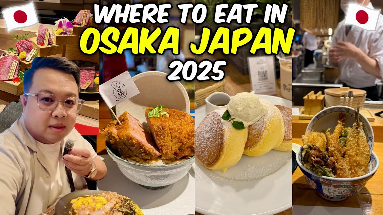 Osaka Food Guide 2025: Must-try food in Osaka!🇯🇵 | JM Banquicio