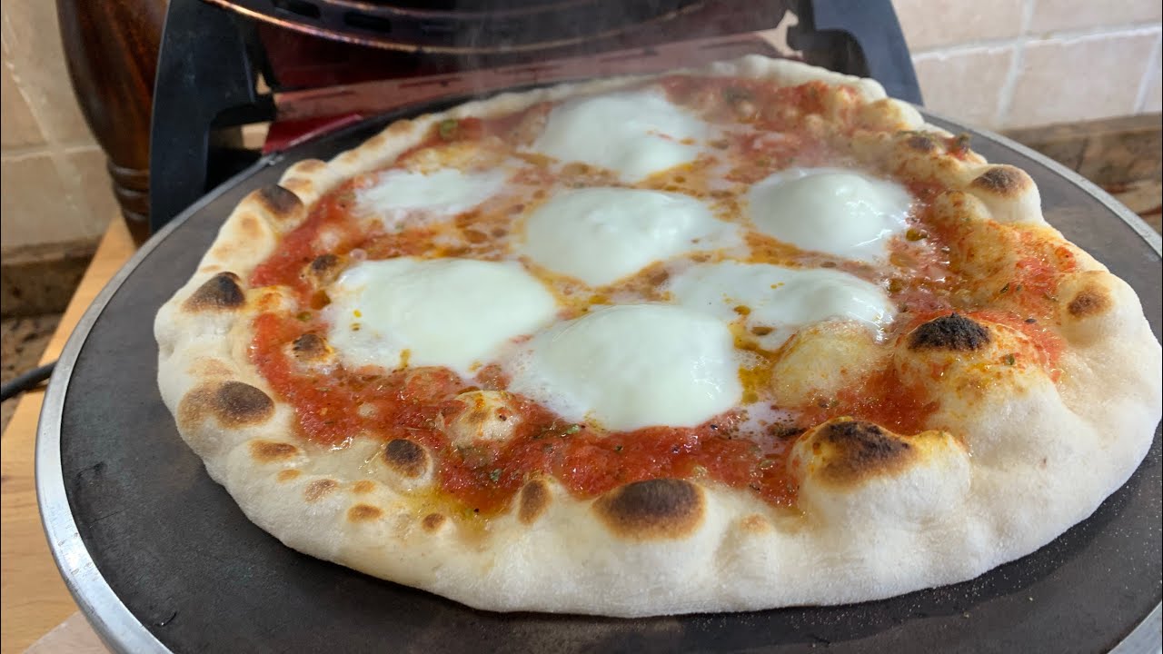como hacer pizza italiana, con masa madre