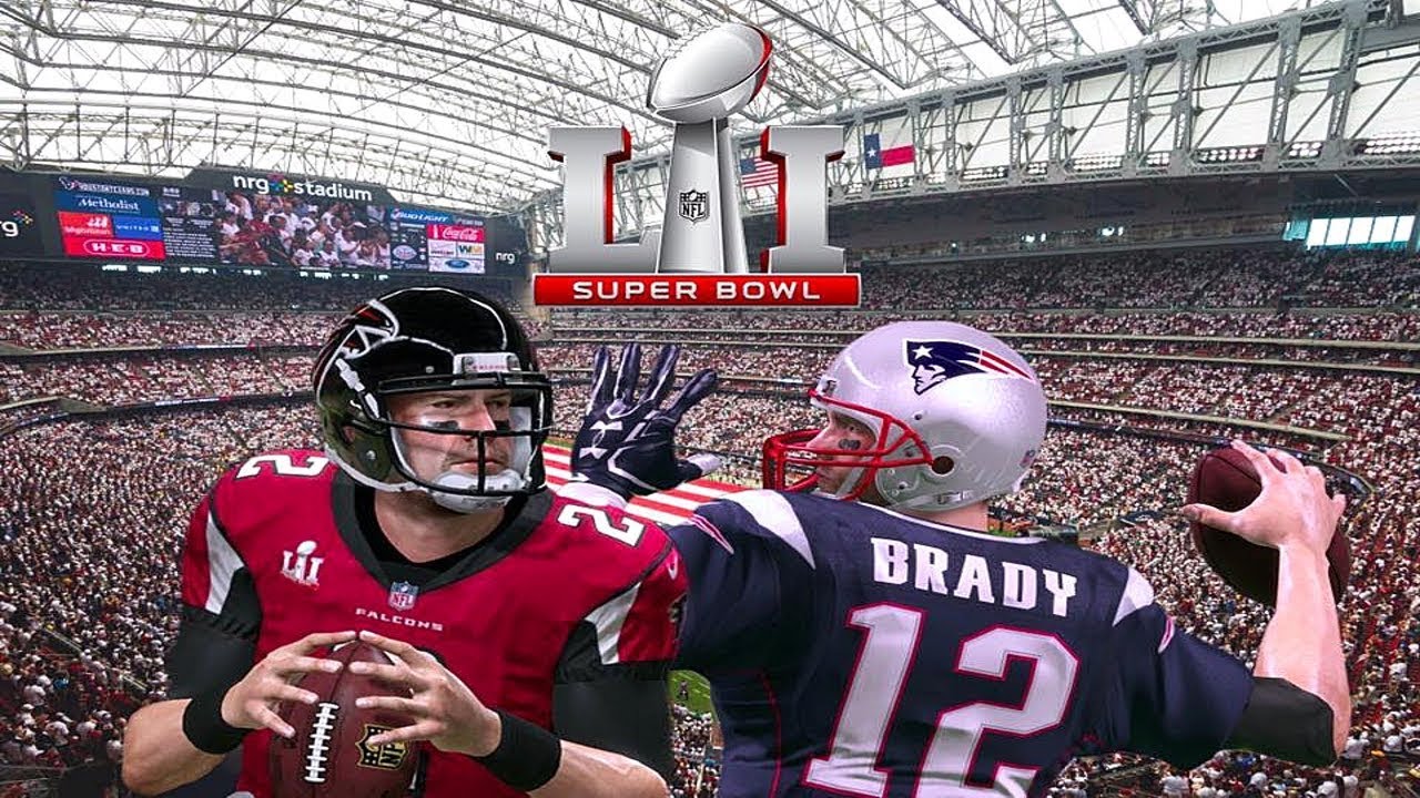 Madden 17 Super Bowl 51 Patriots vs Falcons Franchise Mode Game Play on Xbox One