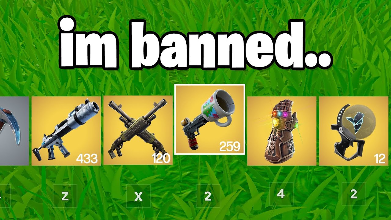 Fortnite, But Everyone has BANNED Weapons