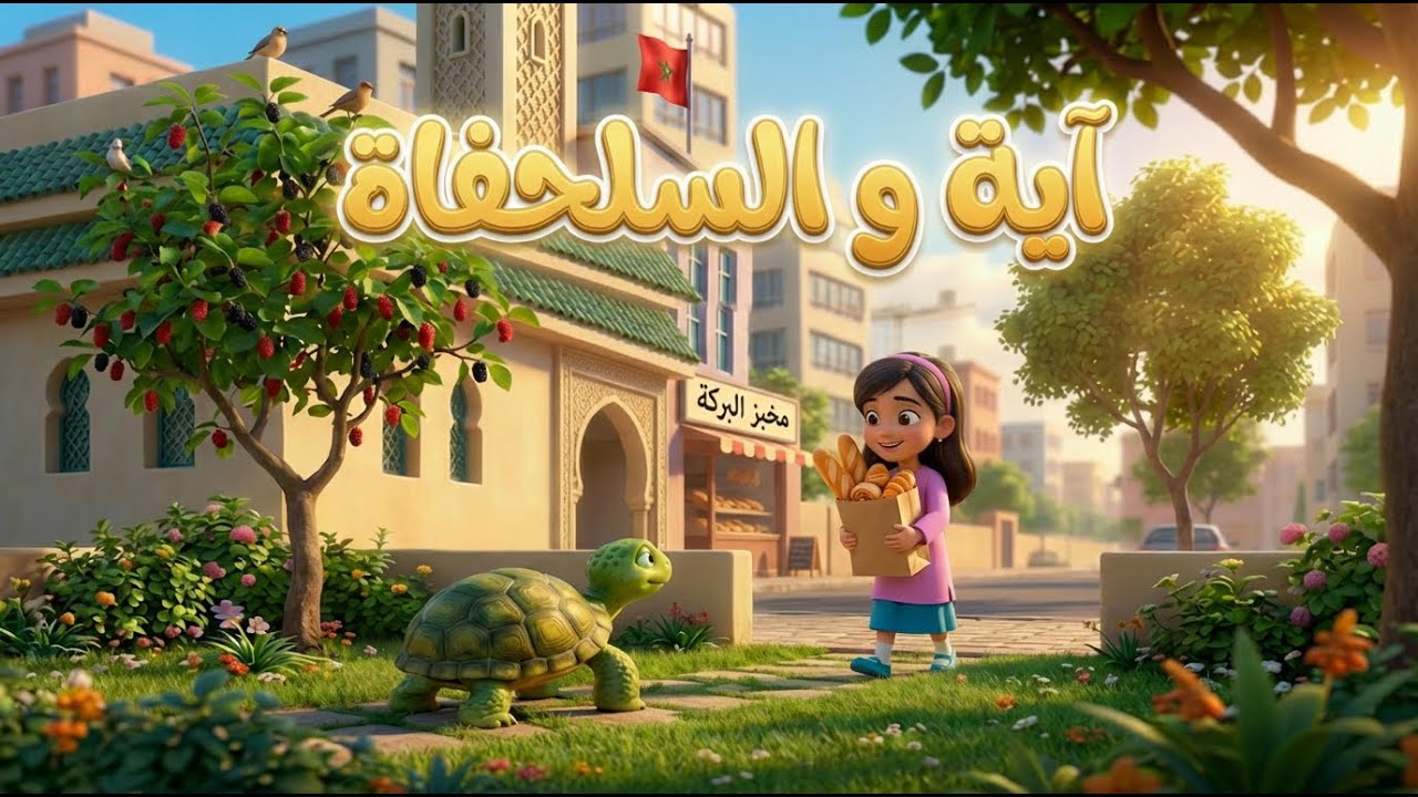 حكاية اية و السلحفاة | قصص تعليمية للأطفال | المستوى الأول ابتدائي #حكايات_الأطفال #قصص_تعليمية  #ف