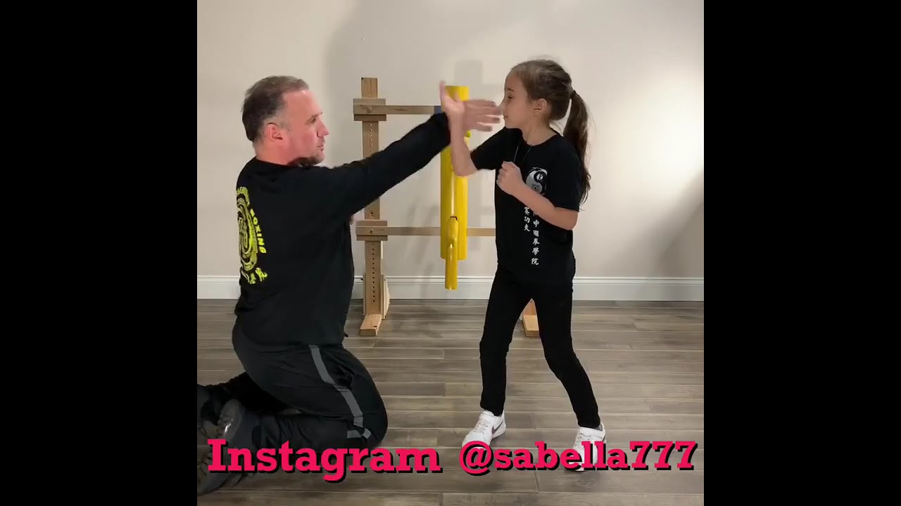 Wing Chun Girl |  8 year old Sabella Caucci training Kai Sai Wing Chun