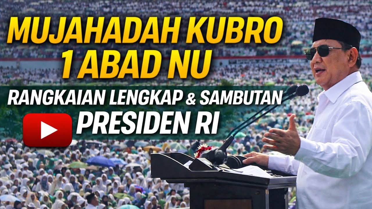 Mujahadah Kubro 1 Abad NU di Gajayana Malang | Rangkaian Lengkap & Sambutan Presiden RI