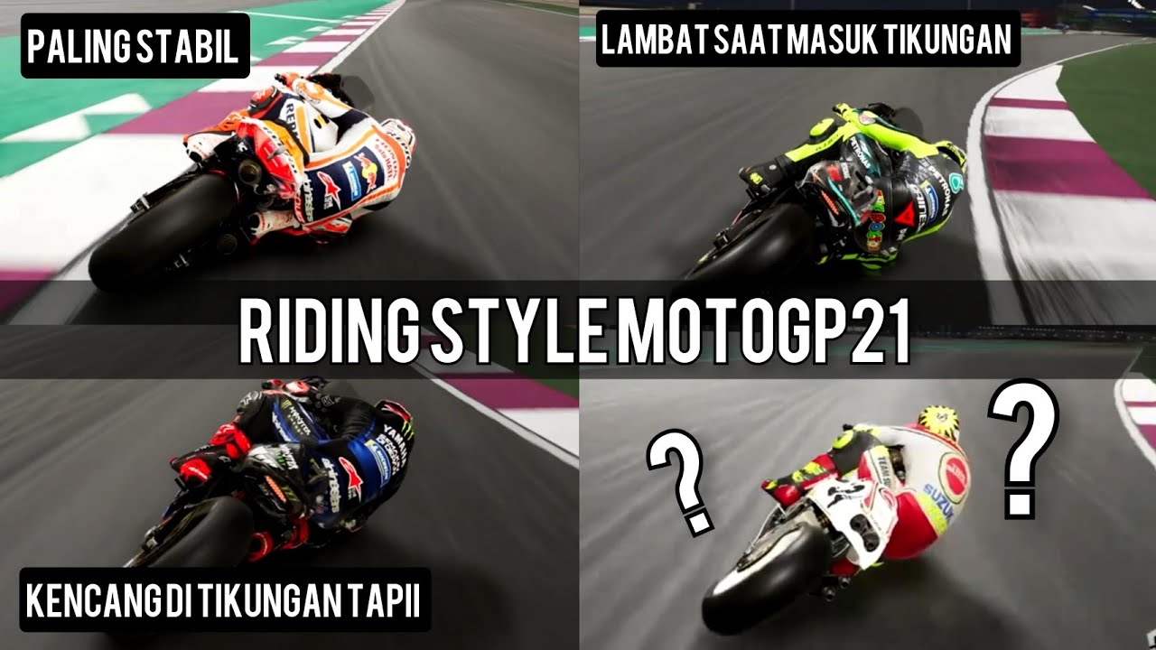 6 RIDING STYLE DI GAME MOTOGP 2021