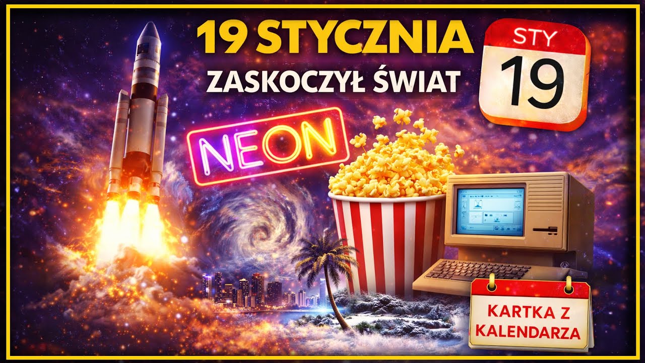 Neon, kosmos, Apple i śnieg w Miami - 19 STYCZNIA ZASKOCZYŁ ŚWIAT |
