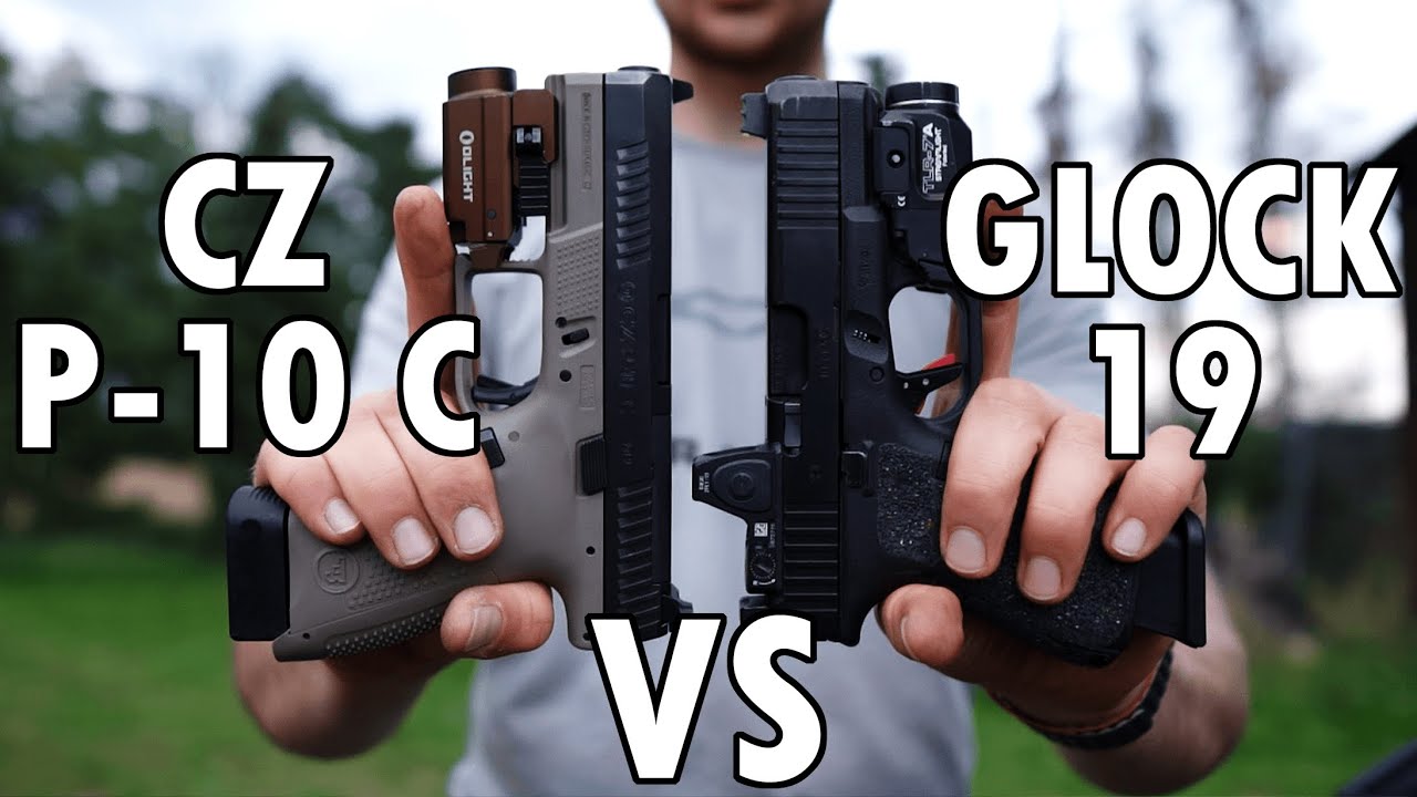GLOCK 19 FS MOS vs CZ P-10 C | Porovn&aacute;n&iacute; a recenze