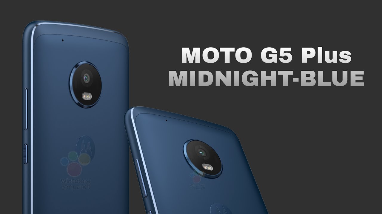 Moto G5 Plus Midnight Blue variant LEAKED