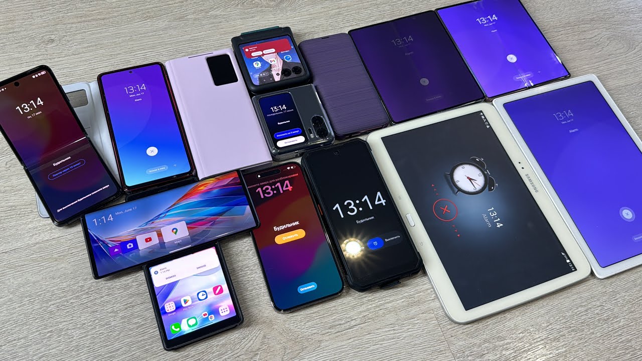 Top Phones Samsung S24Ultra vs Z Fold5 vs Z Flip5 Alarm Clock Motorola Ultra 40 Razr & Oppo Find N2