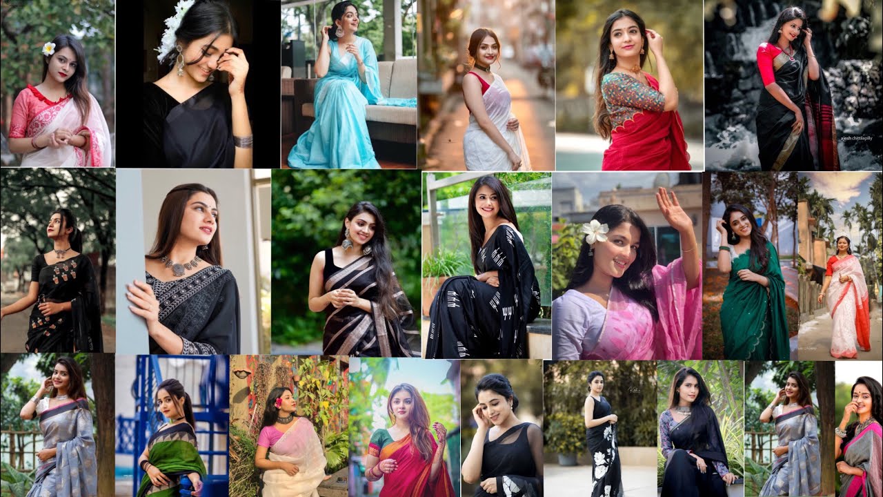 Saree Pose PHOTOGRAPHY 2023 ||  How to pose in saree #saree #thepalasheditz