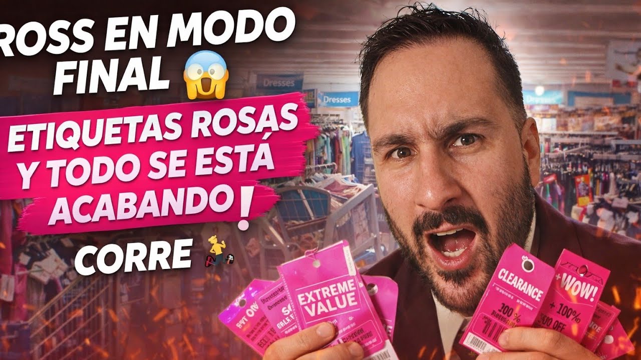 ROSS EN MODO FINAL 😱 | Etiquetas rosas y TODO se está acabando❗️CORRE 🏃‍♀️