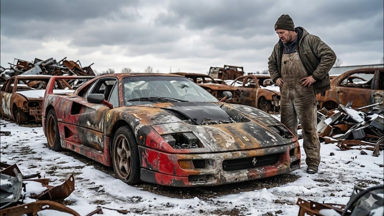 ASMR Car Restoration! Full Restoration of a Rosso Corsa Ferrari F40 1989 from Total Disrepair to New