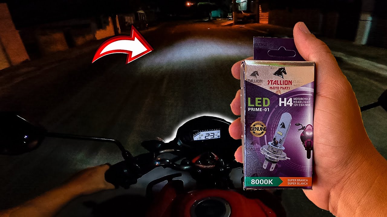 TESTEI O SUPER LED STALLION 8000K A NOITE NA FAN 160 E FIQUEI DECEPCIONADO