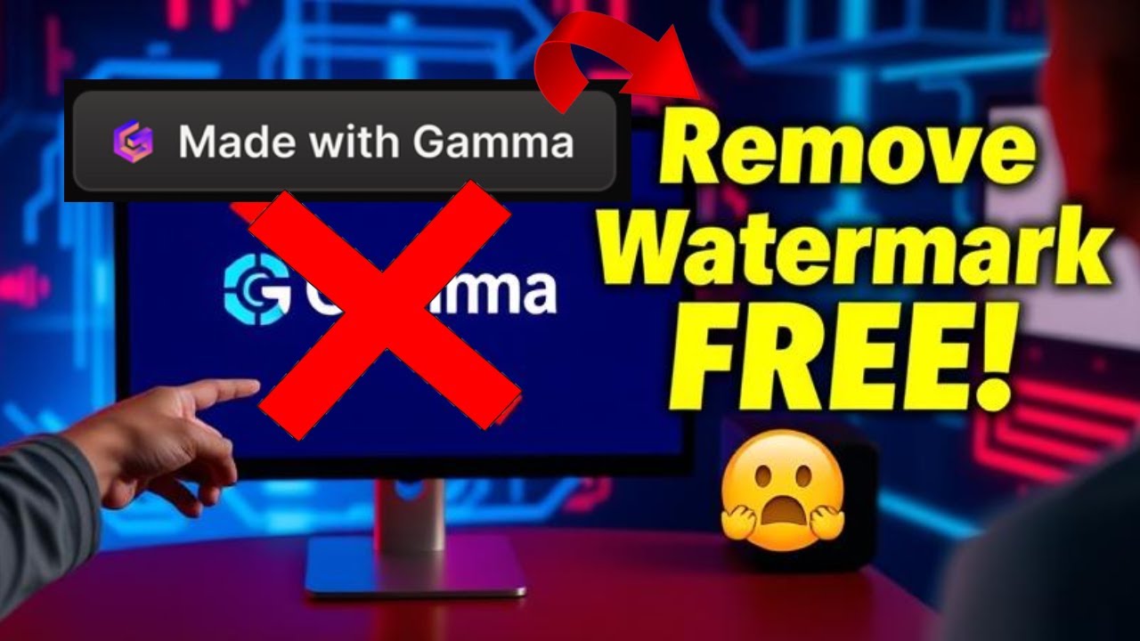 🔥 Gamma AI Watermark Remove Kaise Kare? | 100% FREE & Easy Method | made with gama remove kese kre 😱