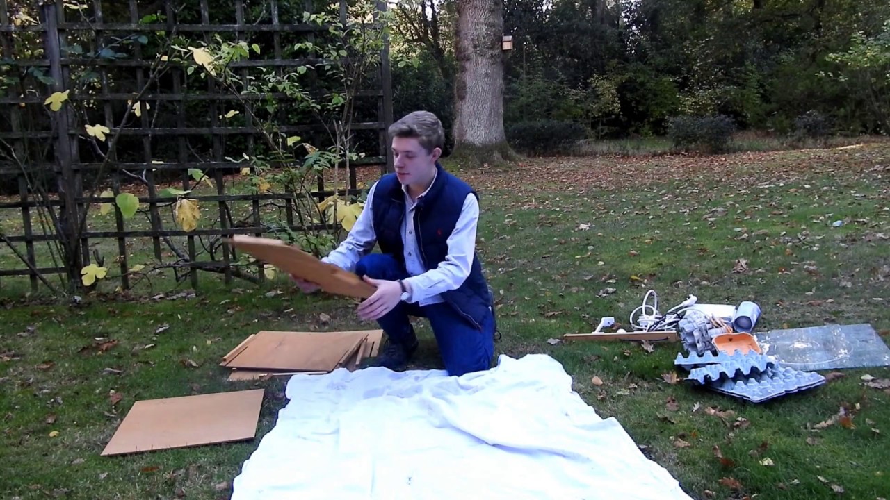 How to assemble a Skinner moth trap