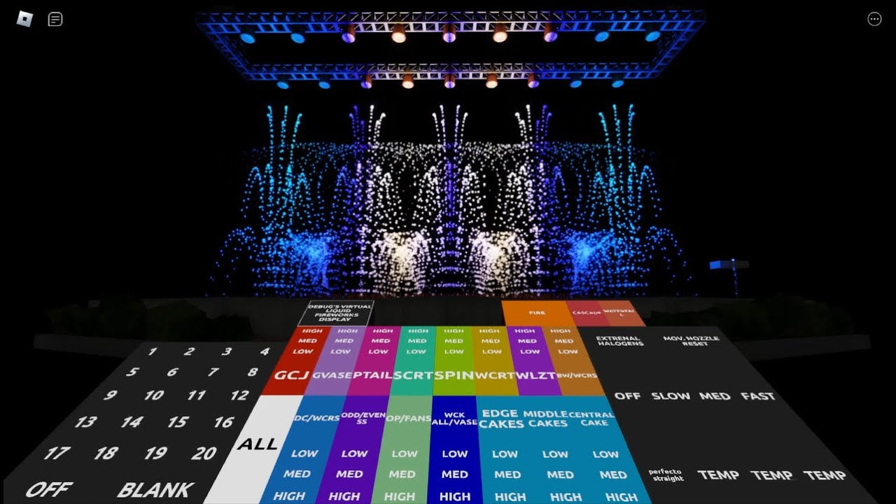 virtual liquid fireworks - chariots of fire (vangelis version)