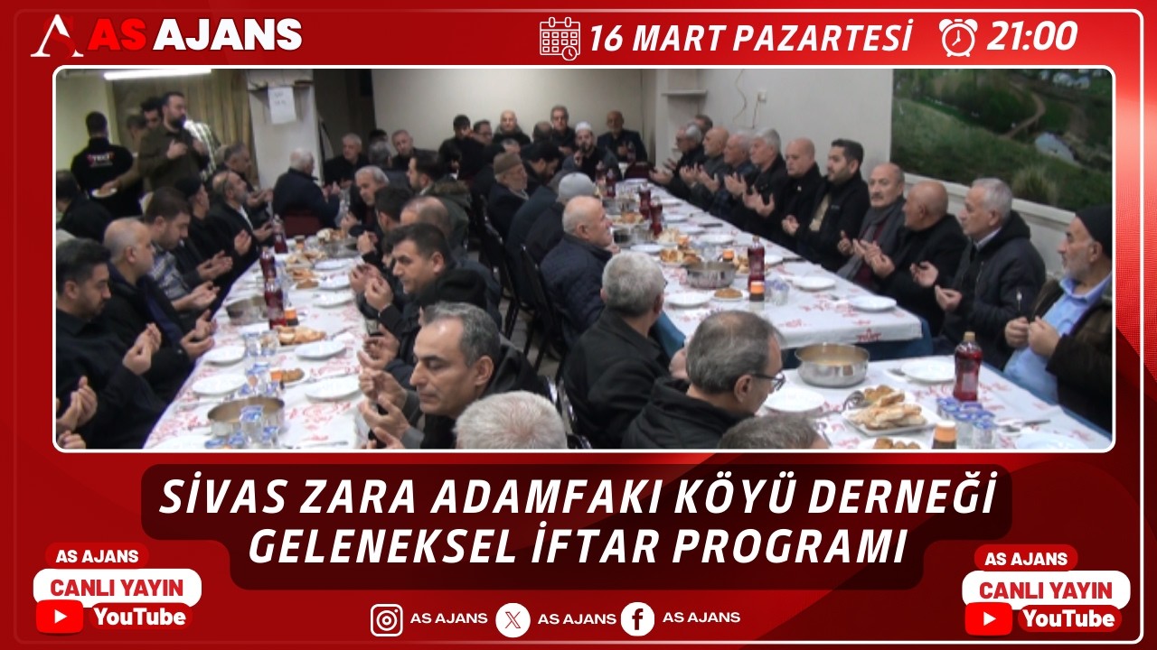 SİVAS ZARA ADAMFAKI KÖYÜ DERNEĞİ | İFTAR PROGRAMI