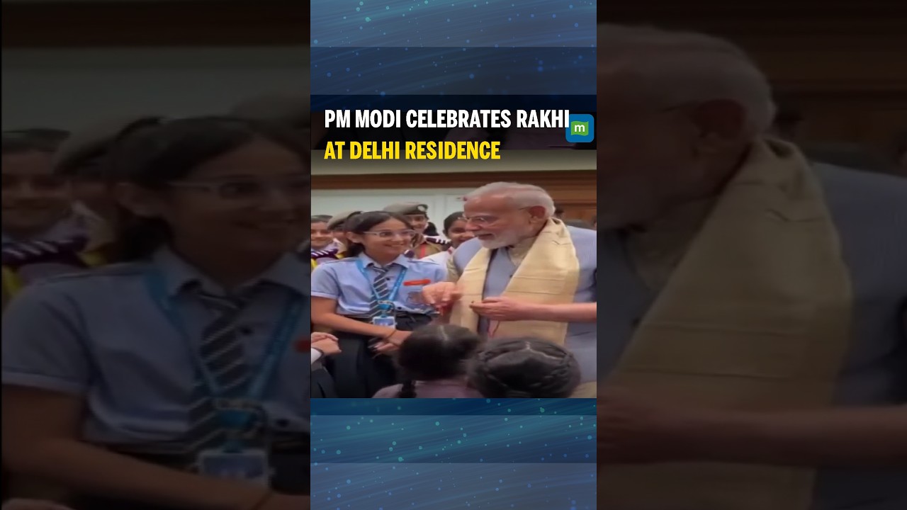 PM Modi Marks Rakshabandhan At His Delhi Residence, Shares Festive Moments