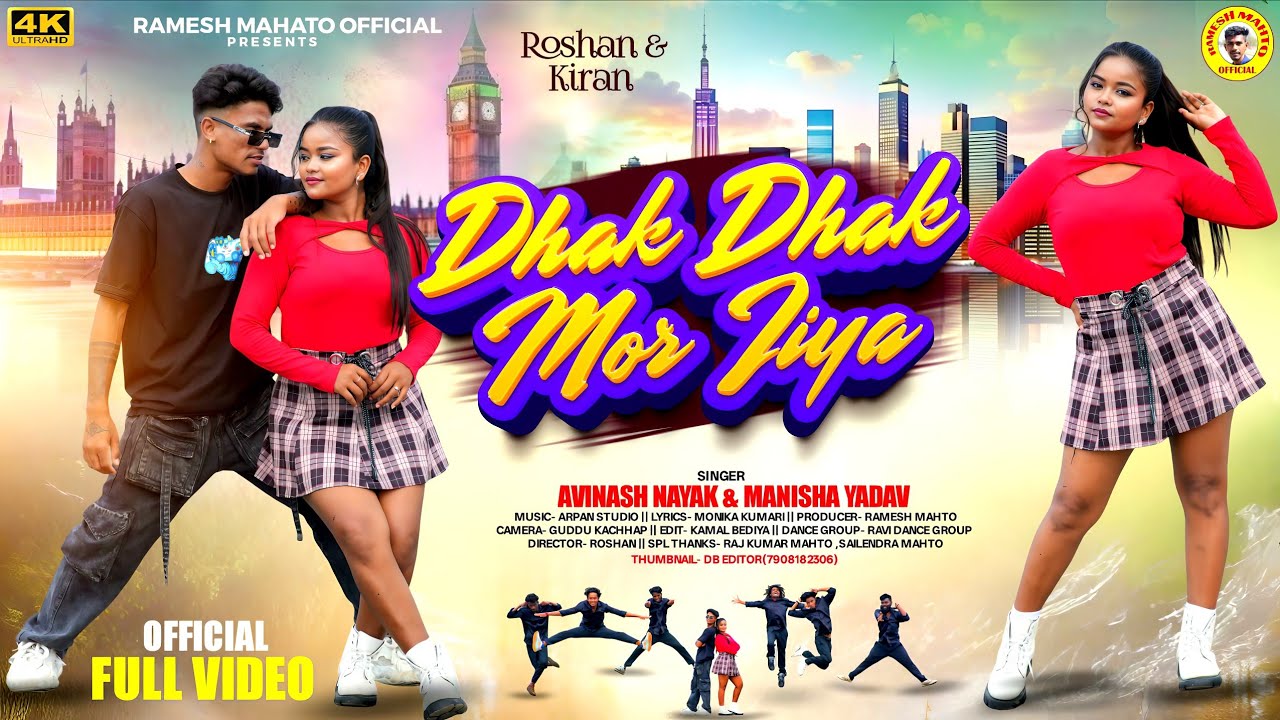 Dhak Dhak Mor Jiya || Full Video || New Nagpuri Song 2025 || Singer Avinash Nayak And Manisha yadav 