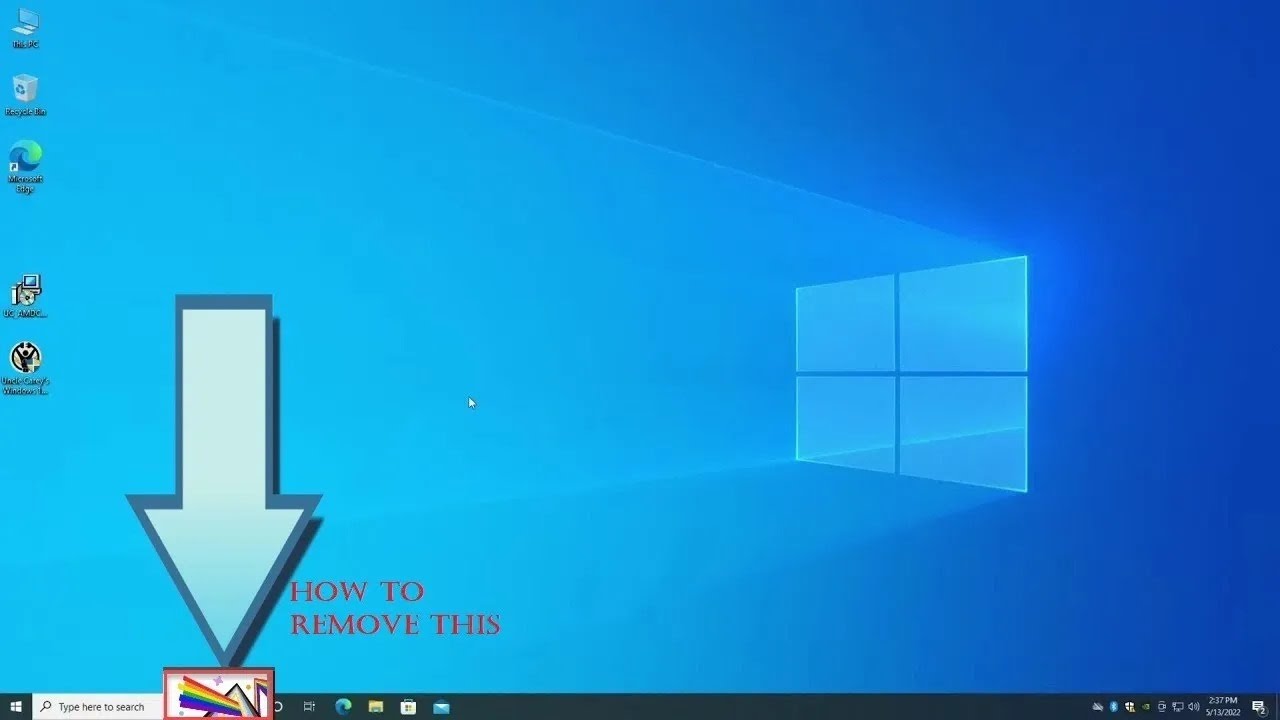 Annoying Windows Search Bar Picture? Here's How to Remove It!