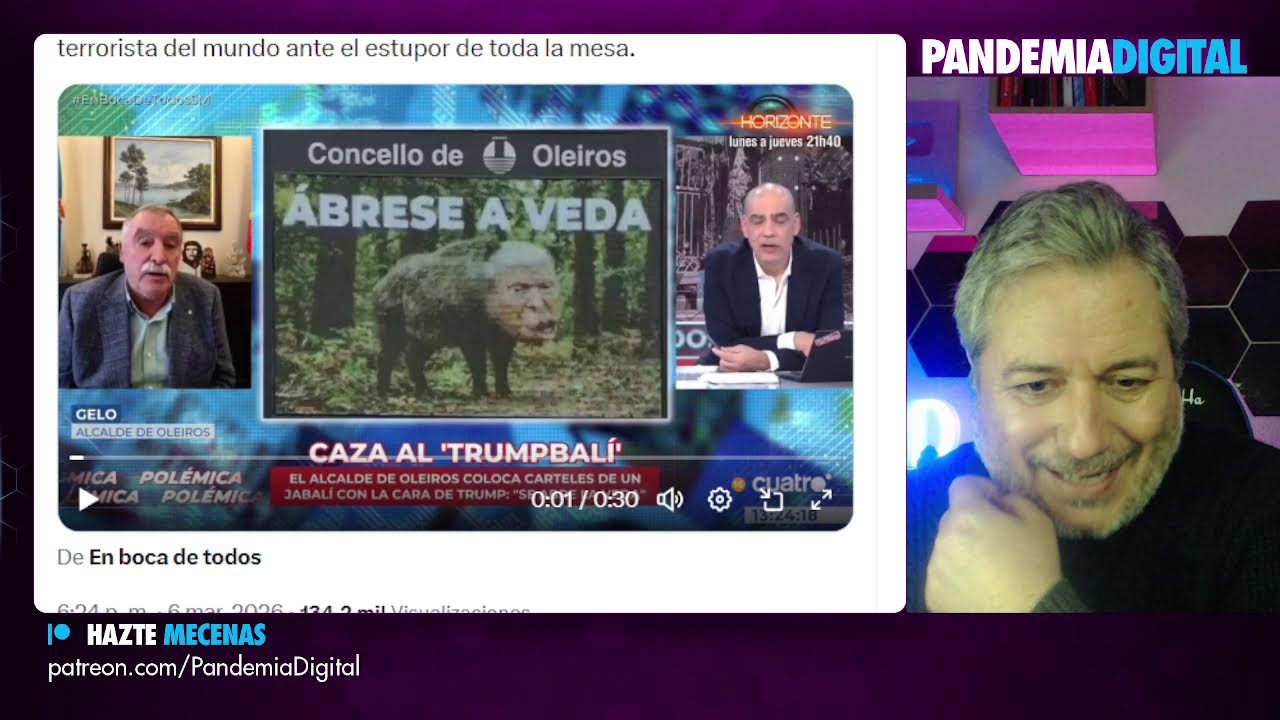 Censura Guerra Irán. 11M. ACOM y Risto me señalan. El viaje de Ayuso, Negre, Vito y Milei a NY