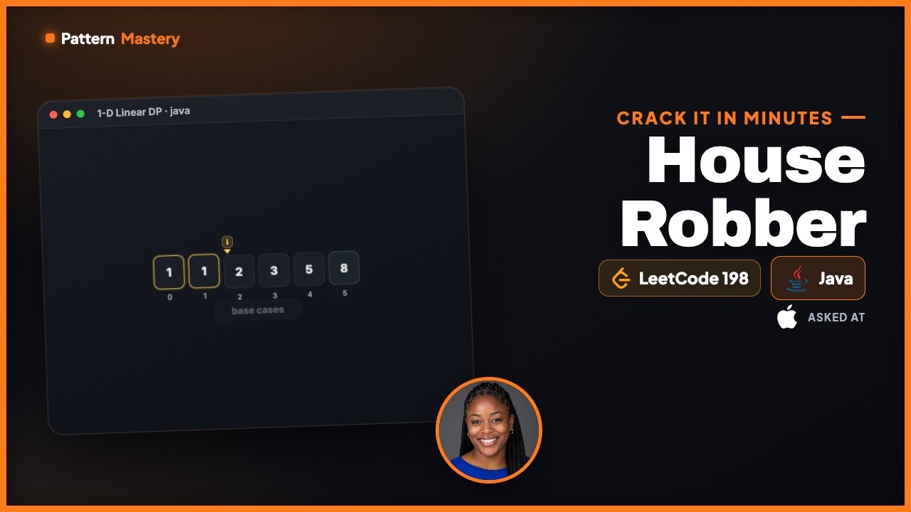 [Java] House Robber - Leetcode 198 -- Illustrated! | Pattern Mastery