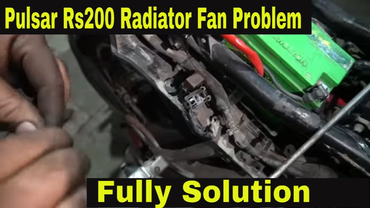 Pulsar rs200 Radiator Fan Not Working, Rs200 Heating Problem Solution
