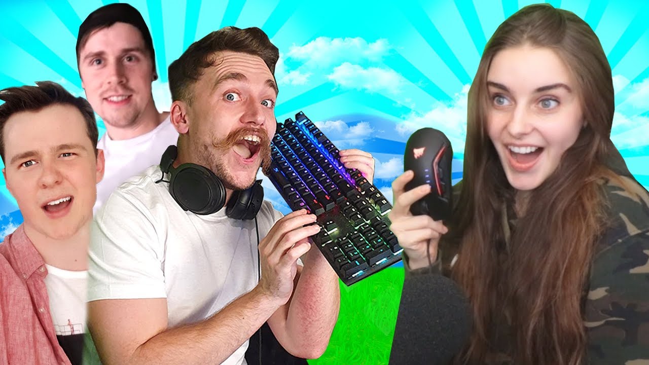 TWO people control ONE Fortnite character w/ Click boys