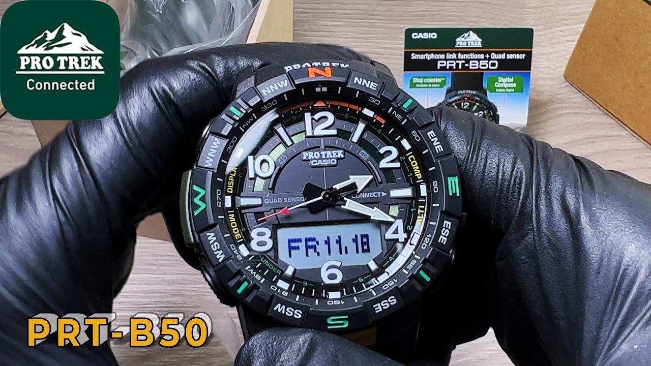 PRO TREK PRT-B50-1 Review Completa: Reloj Outdoor con Bluetooth, Precio