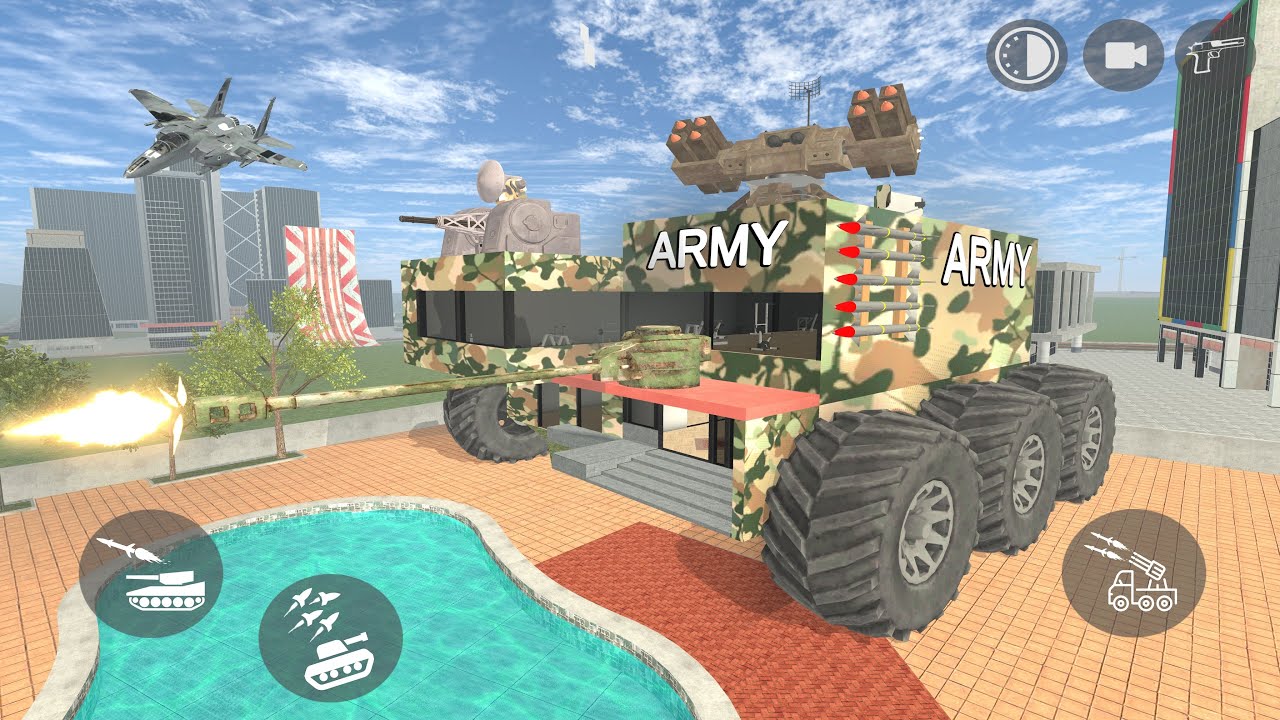 Franklin Change House To Military Tank  - INDIAN BIKE DRIVING 3D