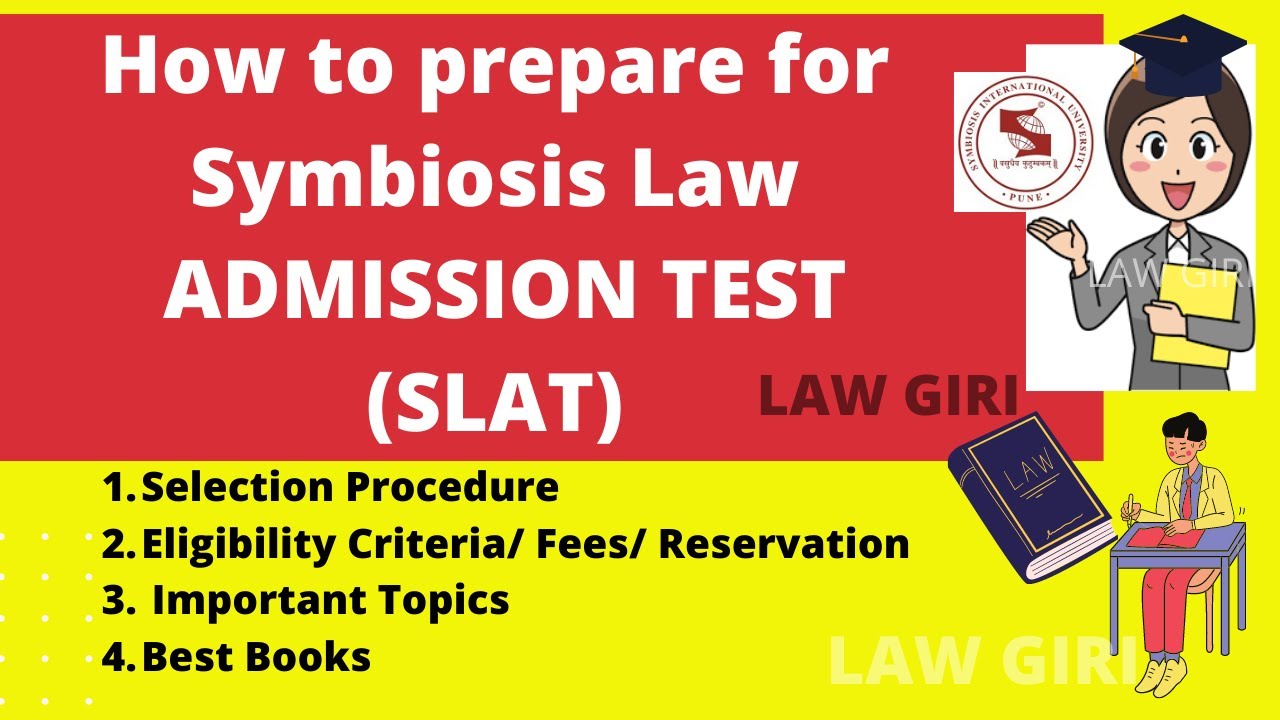 How to prepare for SLAT 2021| Symbiosis Law admission Test Preparation, Books & Admission Process