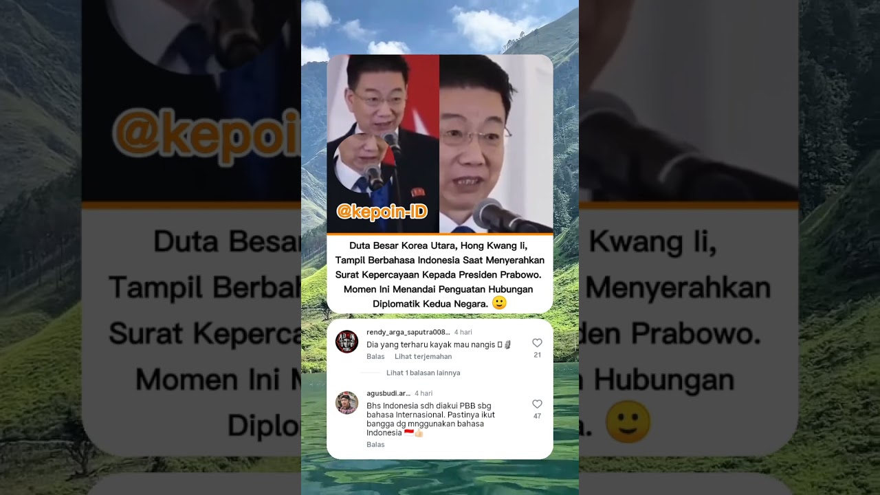 Diplomatic Moment Between Two Nations 🇮🇩🤝 #fyp #shorts #viralnews #fyp