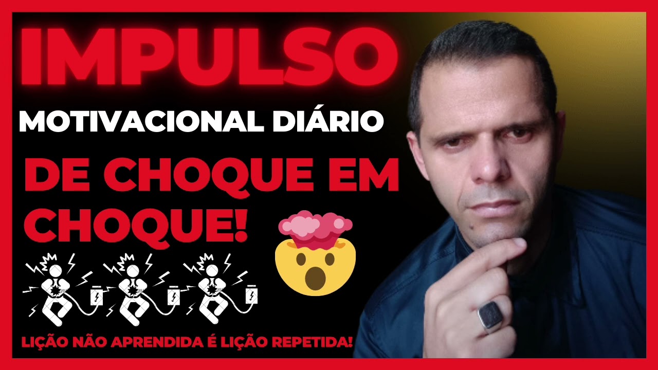 De choque em choque! Lição não aprendida é lição repetida!