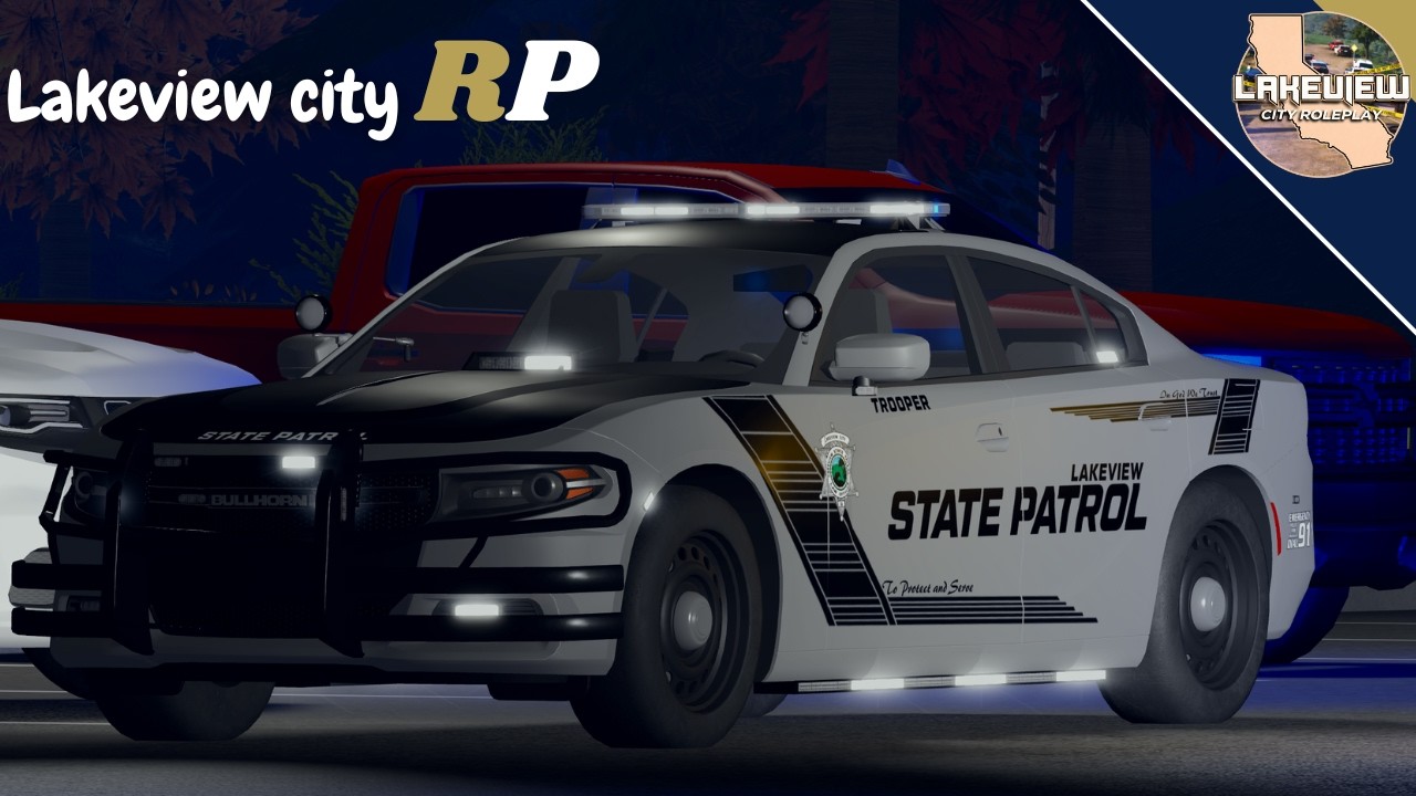 Roleplaying as a State Trooper in Lakeview city Roleplay