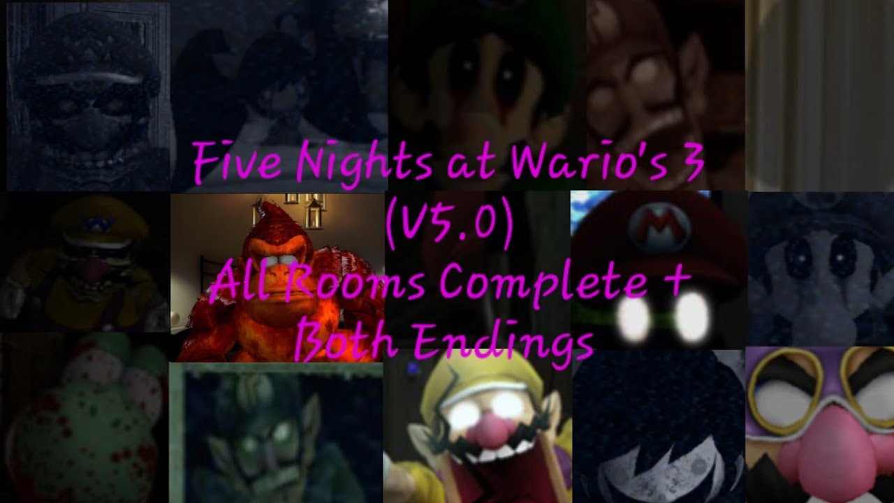 Five Nights at Wario's 3 (V5.0) All Rooms Complete + Both Endings
