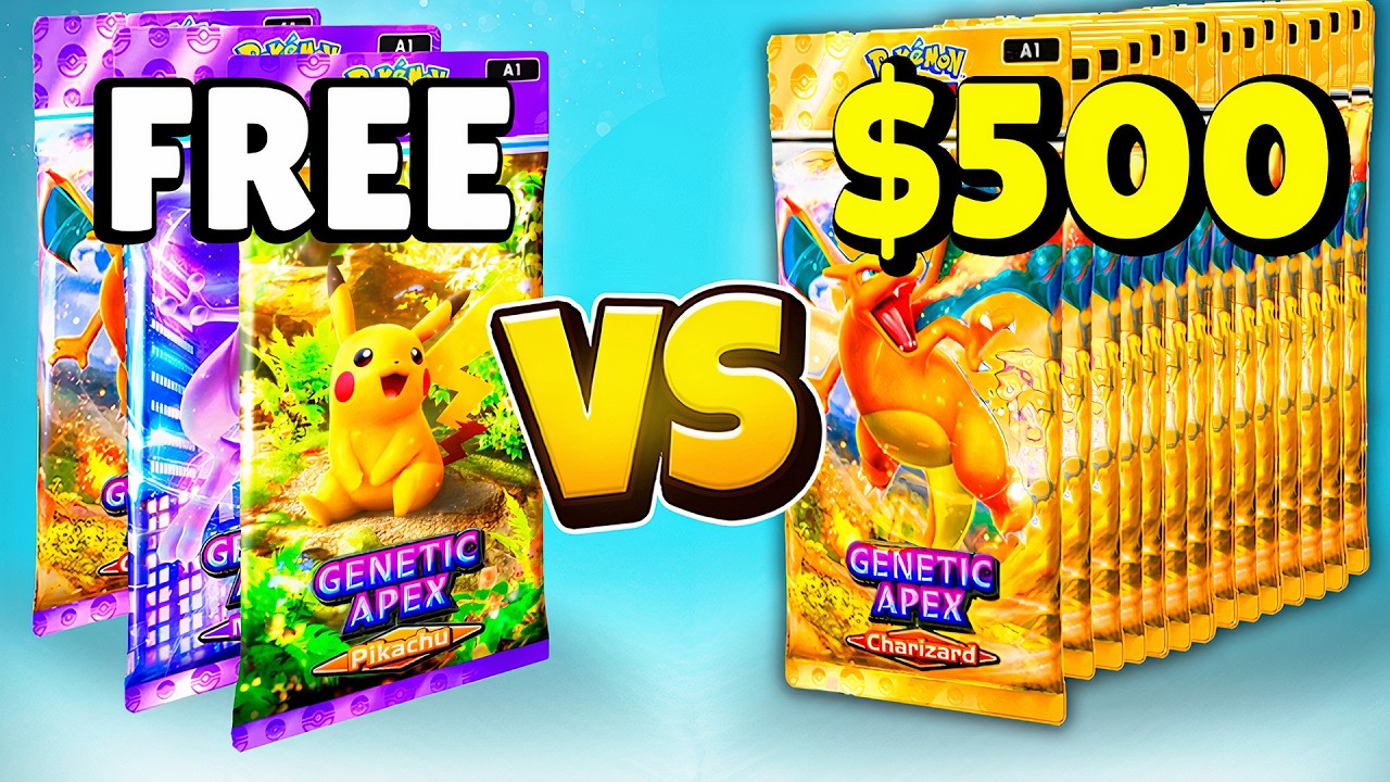БЕСПЛАТНЫЙ аккаунт Pokemon Pocket против аккаунта на 500 долларов