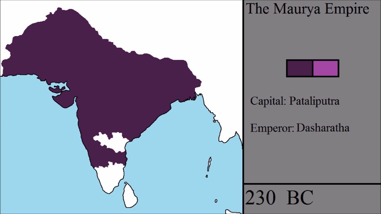 The Rise and Fall of the Maurya Empire: Every Year