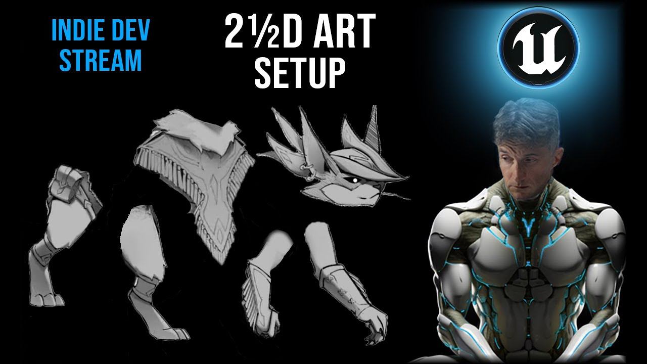 Hero Character 2.5D Art Setup | Unreal Engine DevStream
