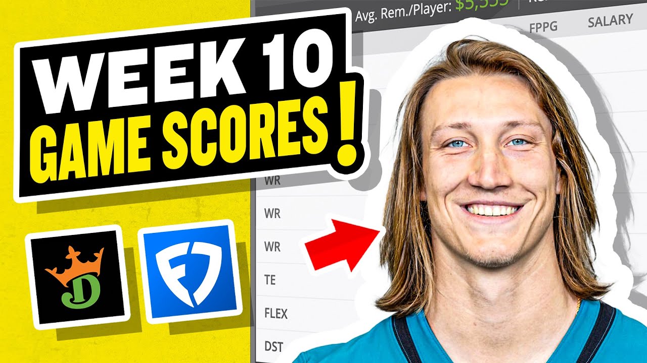 Top GPP Game Stacks for Draftkings Week 10