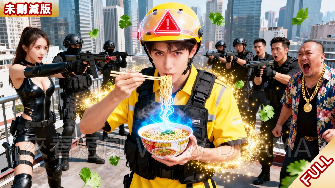 殺手榜前十女殺手暗殺富豪，竟被送外賣的用一桶泡麵反殺！ 他的真實身份竟是世界第一雇傭兵，全場嚇傻！