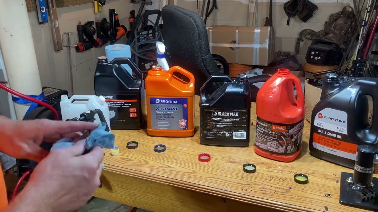 Какое масло для шины и цепи лучше: STIHL, Husqvarna, Stens, Black Max, Echo или Country Line?