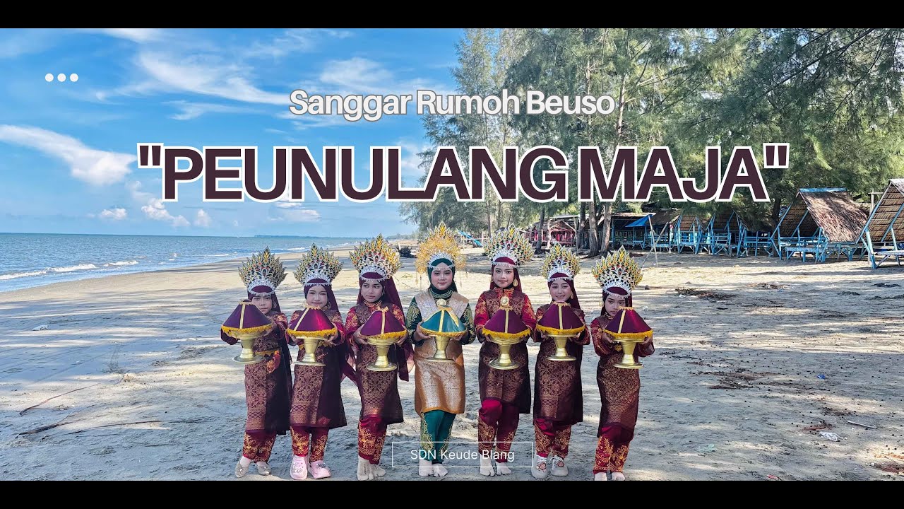 Tarian Peunulang Maja Sanggar Rumoh Beuso Aceh Timur SDN Keude Blang