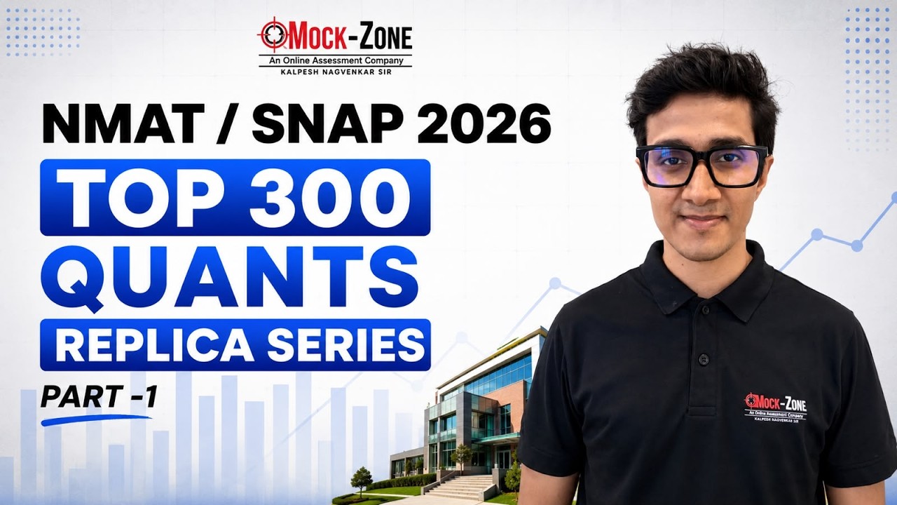 NMAT SNAP 2026: Топ-300 задач по математике (реплика) | Часть 1 | Mock Zone