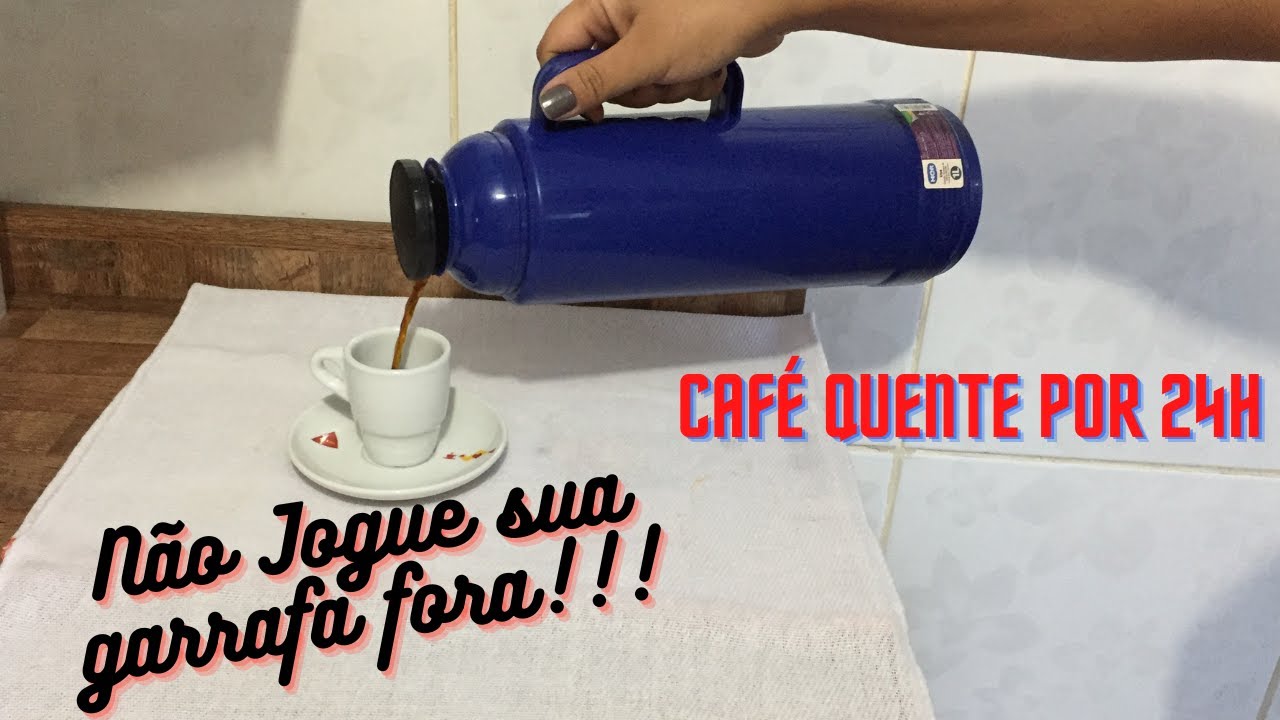 Garrafa Térmica Café quente por 24 h - Recupere sua garrafa térmica -#comoeufaço