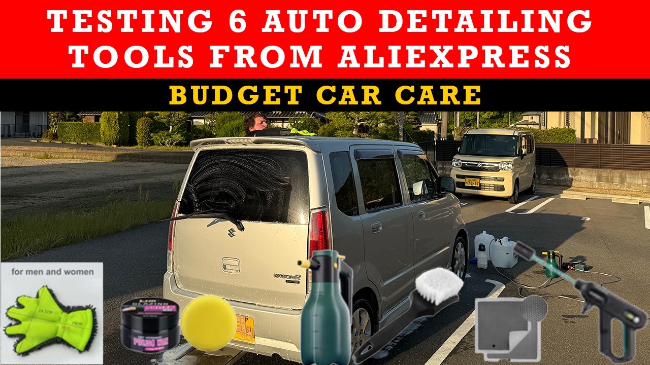 Testing 6 Car  Detailing Tools from AliExpress | Budget Car Care Kit Review