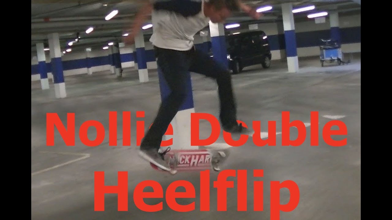 Nollie Double Heel & Half Cab Double Flip!