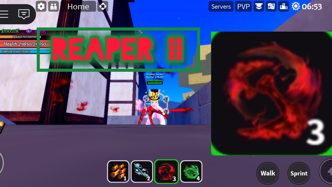 Reaper II showcase-Demon Blade