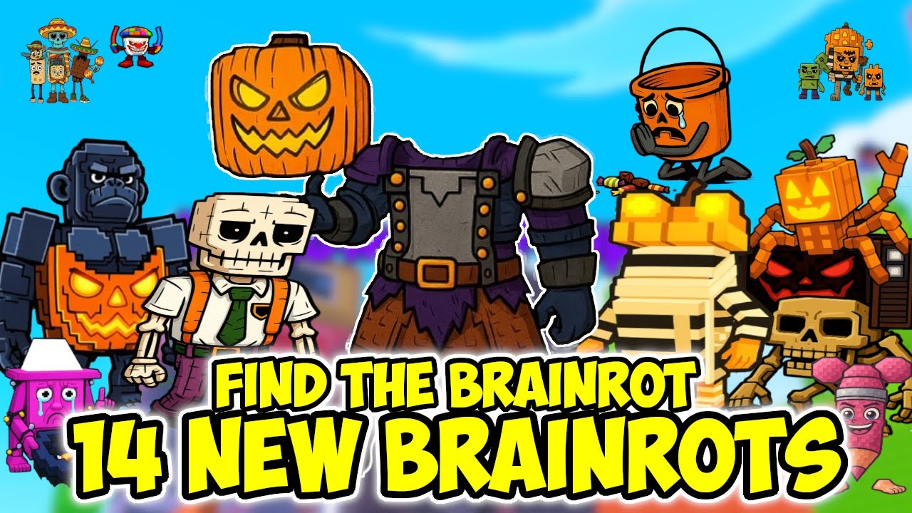 How to get ALL 14 NEW BRAINROT in Find the Brainrot 240