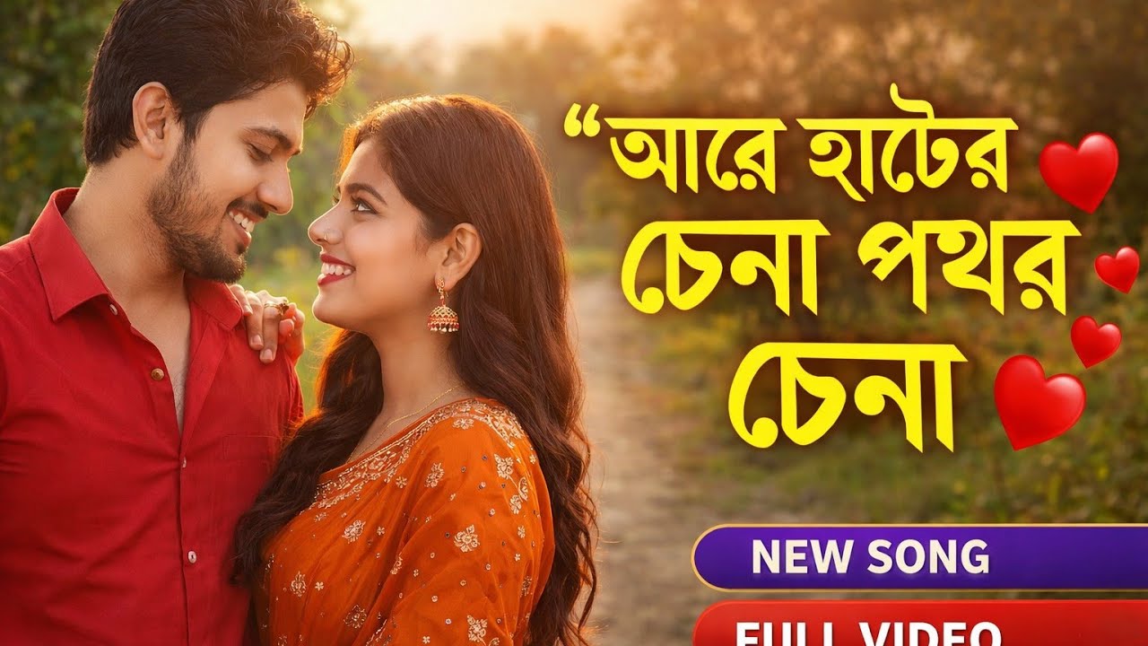 হাটের চেনা পথের চেনা – নতুন বাংলা কষ্টের গান ২০২৬ | Bangla Sad Song | Emotional Love Story Song