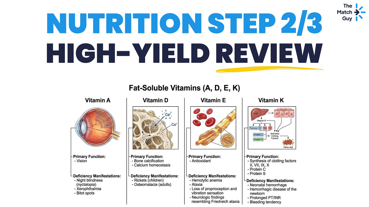 Step 2 Nutrition USMLE High-Yield Review